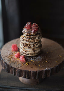 PANCAKES DI CASTAGNE VEGANE >> facili e veloci
