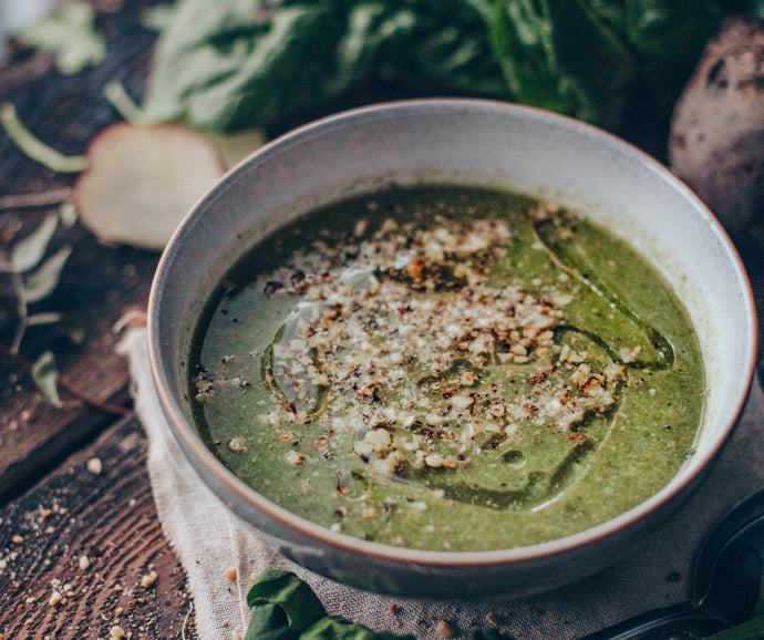 Spinach and broccoli soup - recipe for the Blood Type Diet
