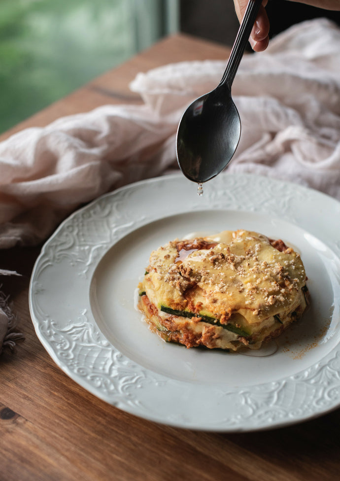 Parmigiana di zucchine - senza glutine, senza latticini