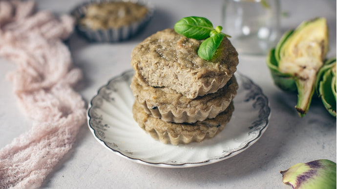 Tortini di carciofi, senza glutine e latticini