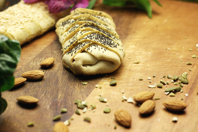 Trecce di riso ripiene