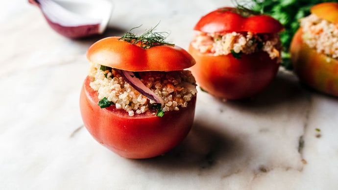 POMODORI RIPIENI FREDDI - RICETTA D&A FACILE E VELOCE PER L'ESTATE, SENZA GLUTINE E LATTE