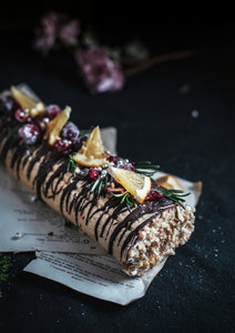 Rotolo alla crema pasticcera e cioccolato
