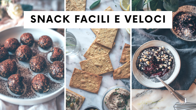 I nostri 6 SNACK DA PORTARE AL LAVORO | VELOCISSIMI da fare, SANI e FACILI per una merenda SUPER!