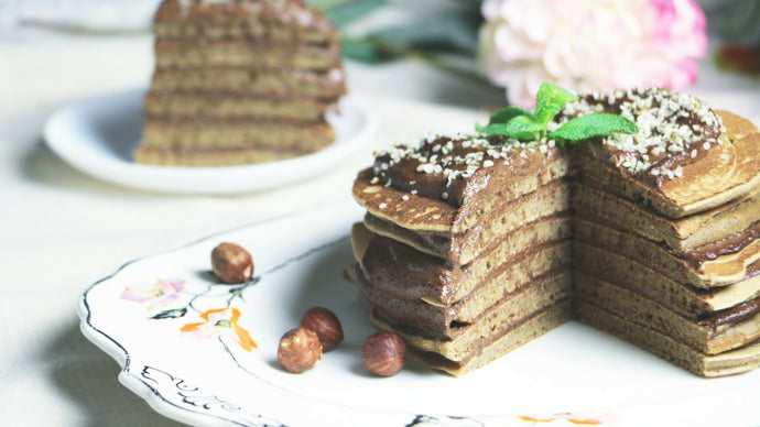 Pancakes alle Carrube