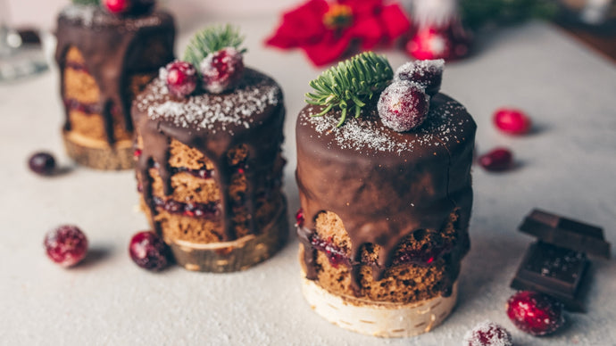 Tortini natalizi al cioccolato, senza glutine e latticini