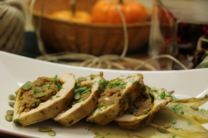 Tacchino con curcuma e castagne