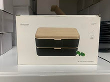 Lunchbox portapranzo Scatole bento box contenitore originale divisore bundle stile giapponese con cucchiaio e forchetta in acciaio inox (Nero)
