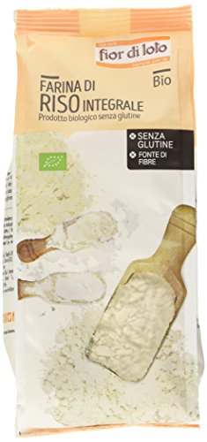 Fior Di Loto Farina Di Riso Integrale - 6 pezzi da 375 g [2250 g], Senza glutine