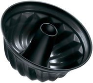 Zenker Black Metallic Stampo Ciambella/Budino, Antihaft beschichtet, Nero
