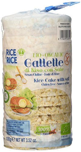 Probios Gallette di Riso con Sale  - 12 confezioni da  100 gr, Senza glutine