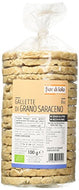 Fior di Loto Gallette di Grano Saraceno - 100 gr - [confezione da 6], Senza glutine