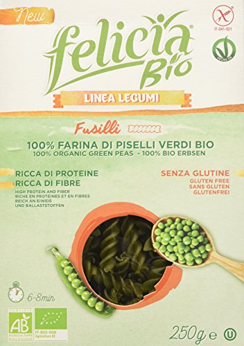 Felicia Fusilli Pasta Corta - 250 gr - [confezione da 3], Senza glutine