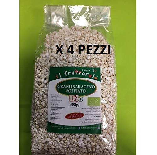 4 CONFEZIONI DI GRANO SARACENO SOFFIATO BIO 300 GR