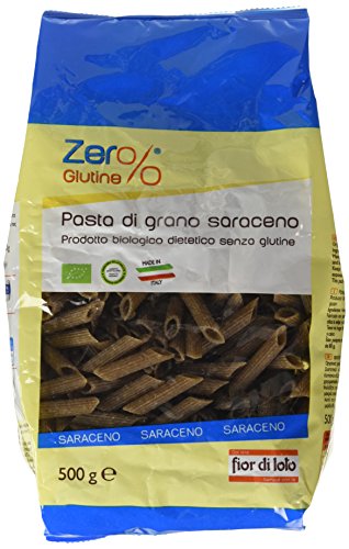 Zer% Glutine Penne di Grano Saraceno - 3 pezzi da 500 g [1500 g], Senza glutine