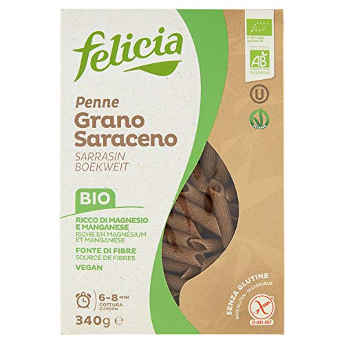 Felicia Penne Rigate Pasta di Grano Saraceno - 340 gr - [confezione da 6]