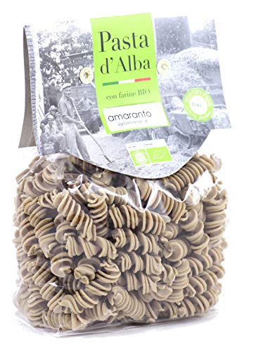 FUSILLI DI AMARANTO BIO 250 GR GLUTEN FREE SPECIALITA' ALIMENTARE A BASE DI FARINA DI AMARANTO TRAFILATA AL BRONZO