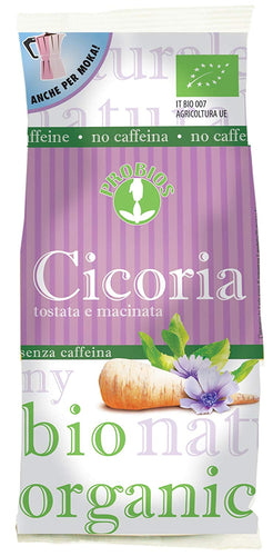 Probios Cicoria Bio Tostata e Macinata Senza Caffeina - [Confezione da 6 x 500 g]